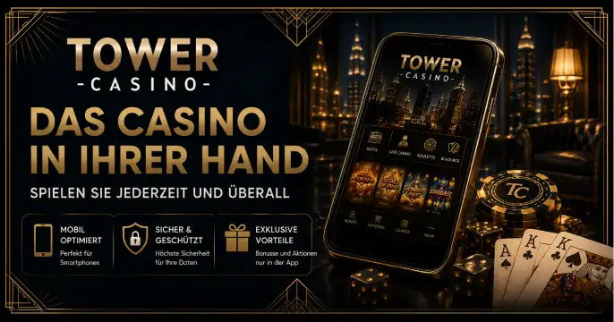 Tower Casino App banner