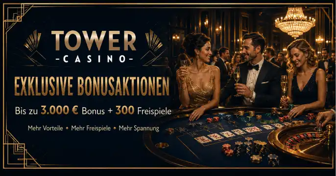 Tower Casino Bonus banner