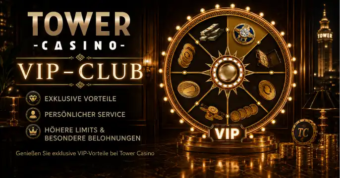 Tower Casino VIP banner